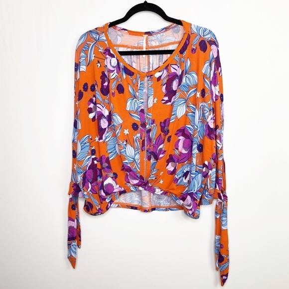 Free people Keeping On, floral long sleeve blouse - Picture 15 of 16